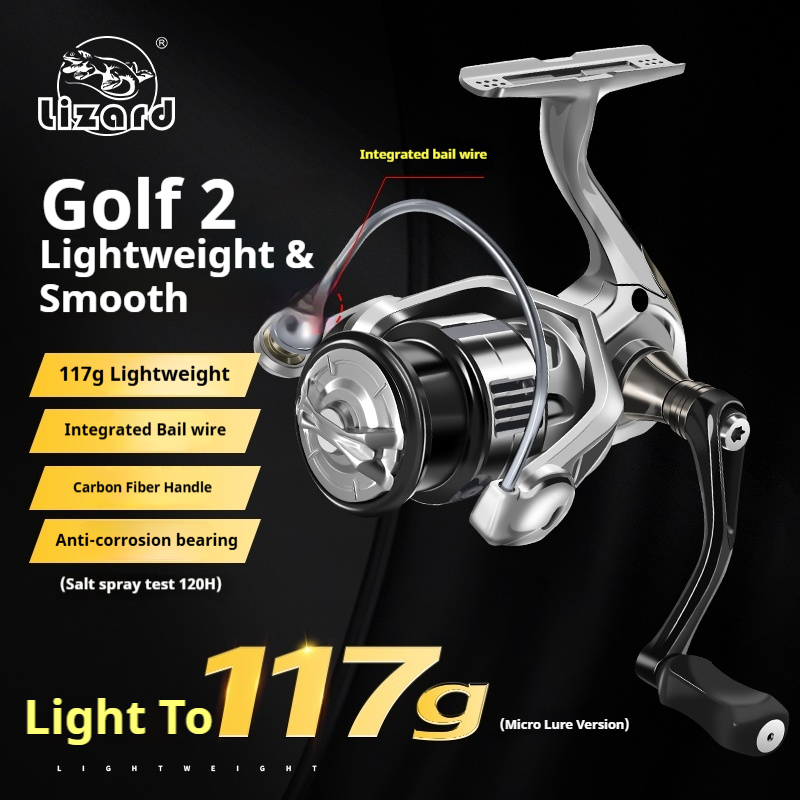 Lizard Golf 2 Metal Spool Reel - Kastking Reel Zephyr recensie en prijs